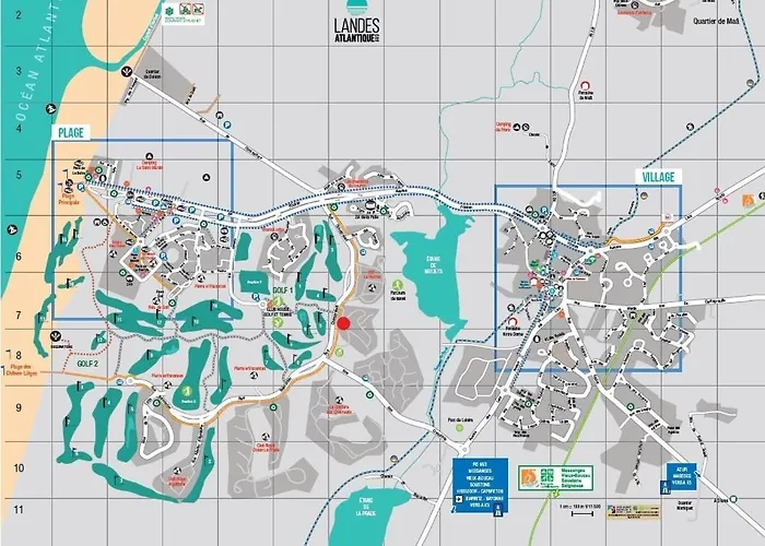 펜션 Uhaina, Maison Proche Golf Et 몰리엣젯마